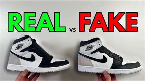 fake nike air jordan|nike jordan 1s real vs fake.